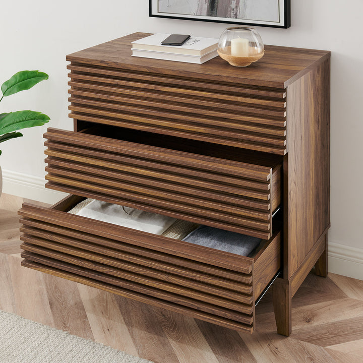 Regal Loft 3-Drawer Nightstand