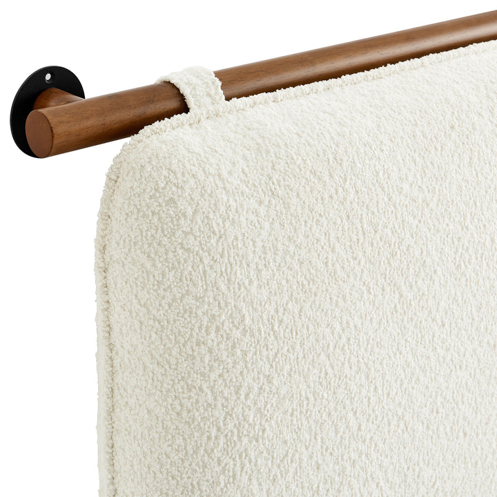 Avery Wall-Mounted Chenille Upholstered Full Headboard