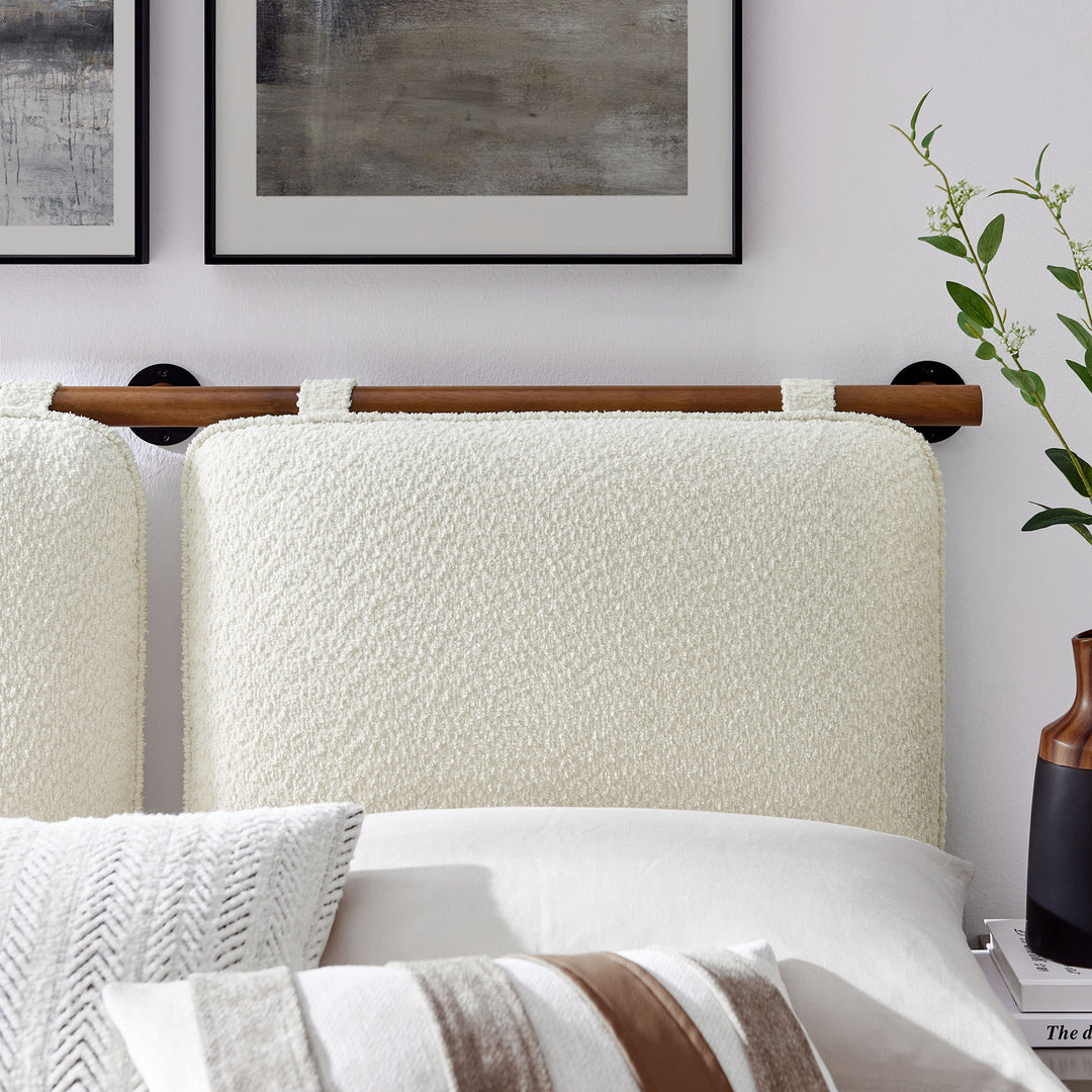 Avery Wall-Mounted Chenille Upholstered Full Headboard