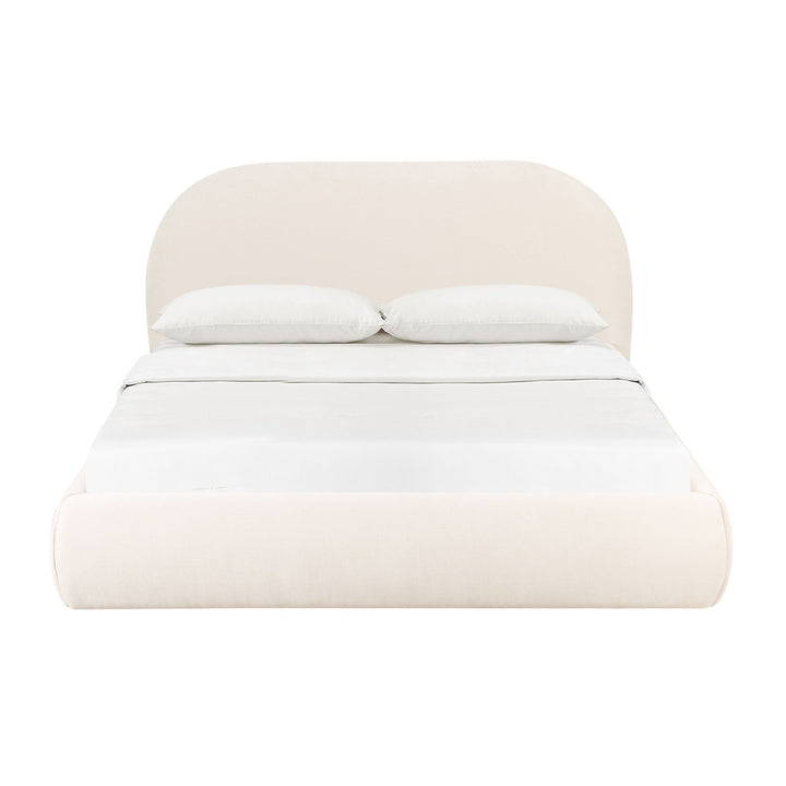 Clarine Queen Textured Velvet Bed