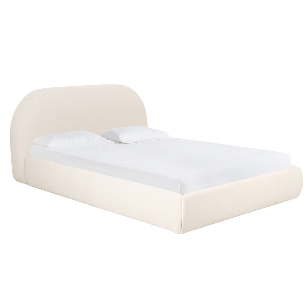 Clarine Queen Textured Velvet Bed