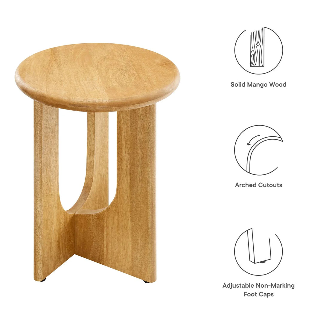 Rhonda Oak Side Table