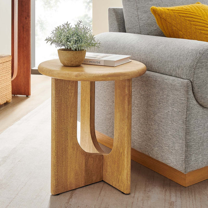 Rhonda Oak Side Table