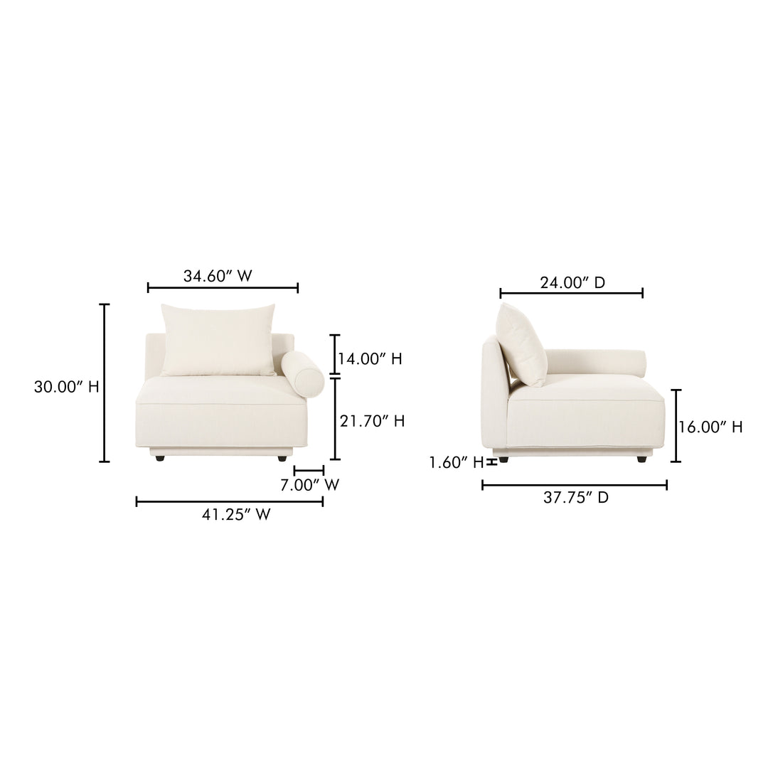 Modern Transitional Textured Armchair