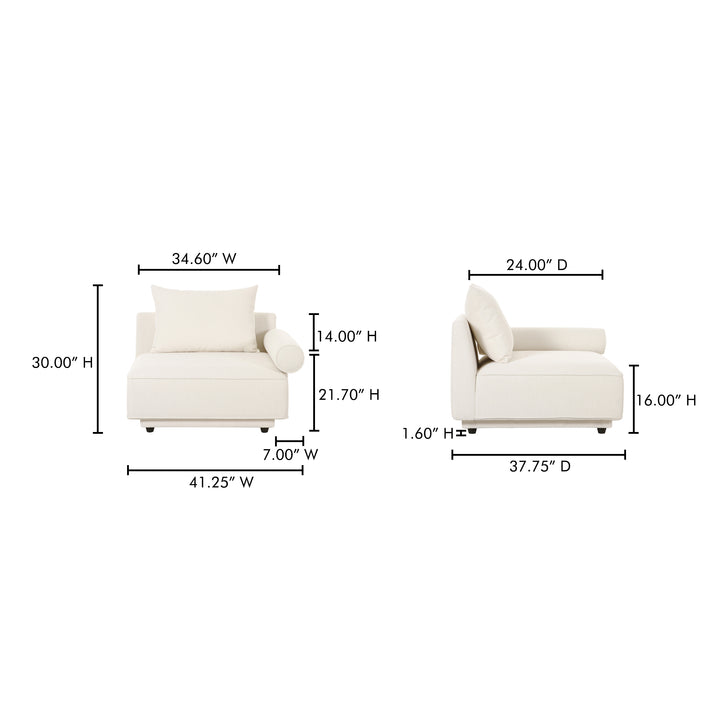 Modern Transitional Textured Armchair