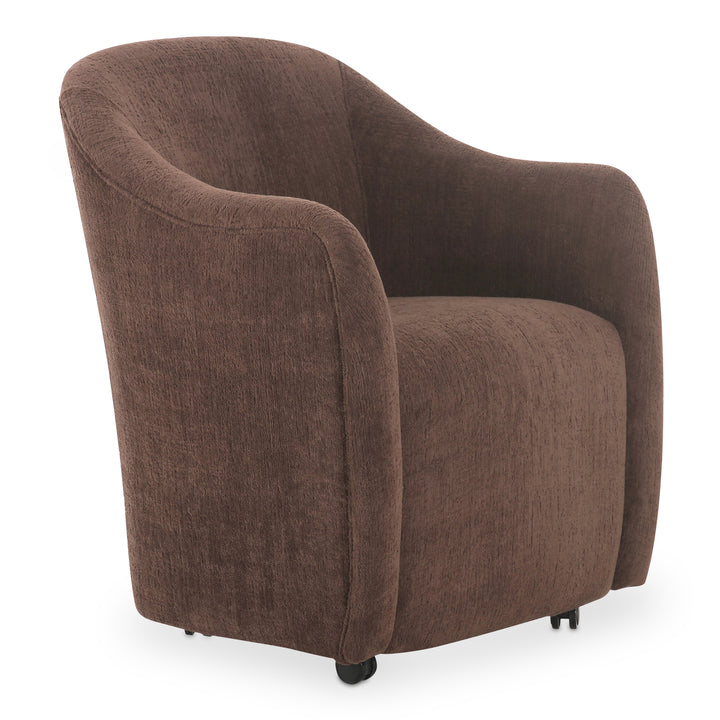 ComfyCurve Rolling-Stationary Dining Chair