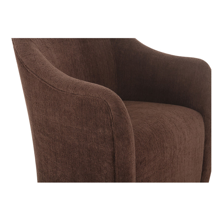 ComfyCurve Rolling-Stationary Dining Chair