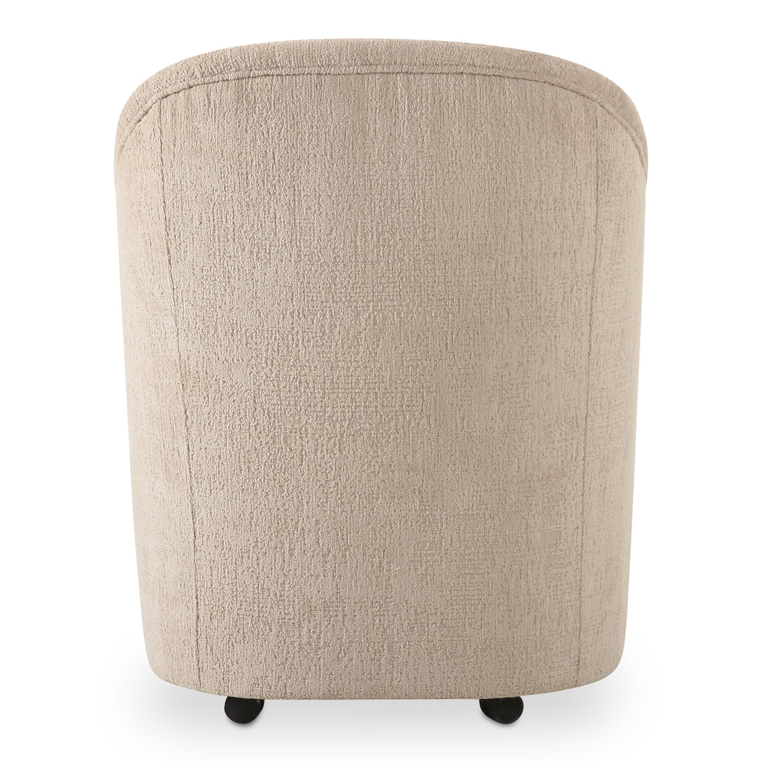ComfyCurve Rolling-Stationary Dining Chair