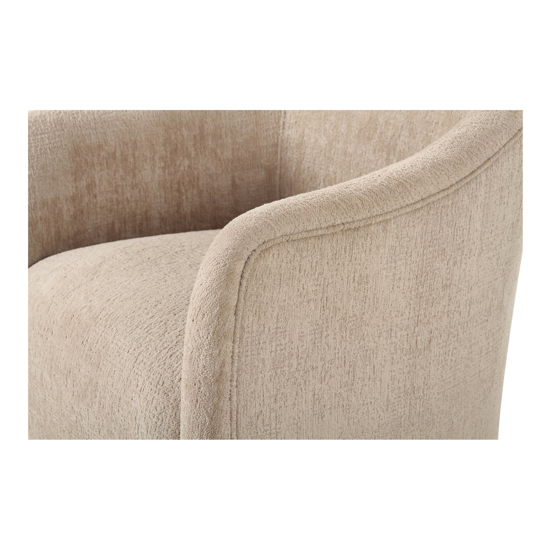 ComfyCurve Rolling-Stationary Dining Chair