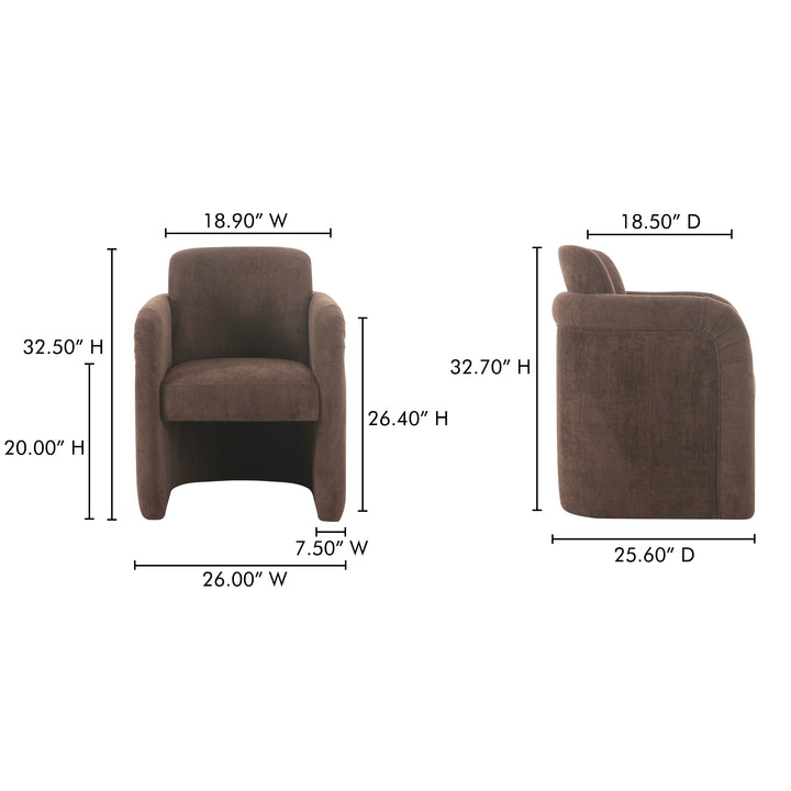Elegant Swivel Dining Stool with Floating Seat Design