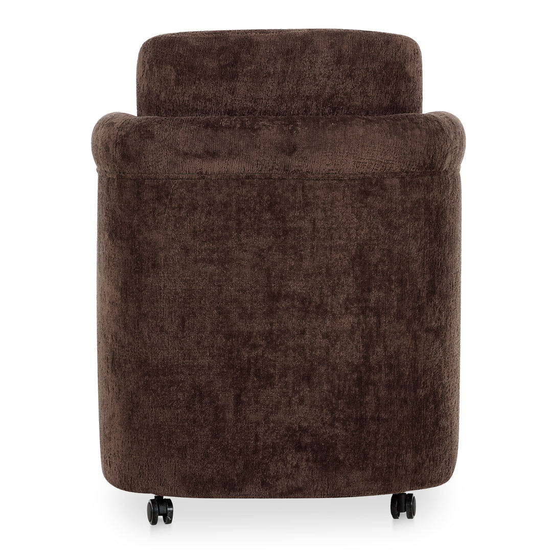 Elegant Swivel Dining Stool with Floating Seat Design