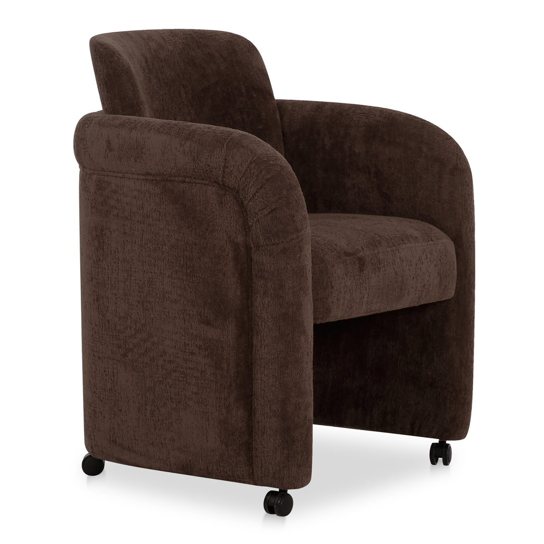 Elegant Swivel Dining Stool with Floating Seat Design