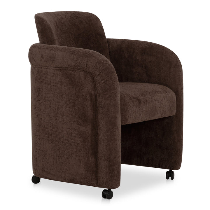 Elegant Swivel Dining Stool with Floating Seat Design