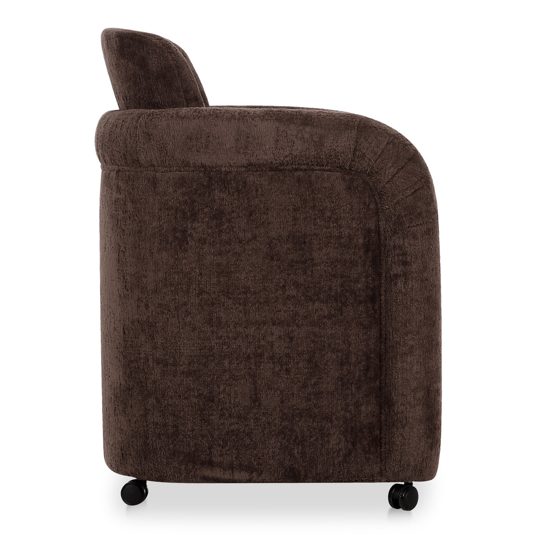Elegant Swivel Dining Stool with Floating Seat Design