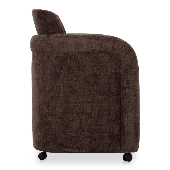 Elegant Swivel Dining Stool with Floating Seat Design