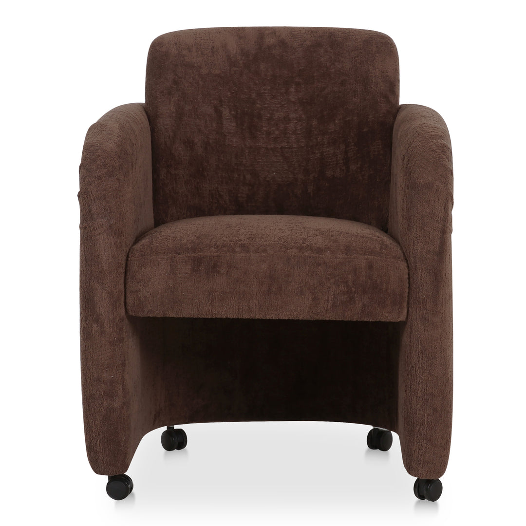 Elegant Swivel Dining Stool with Floating Seat Design