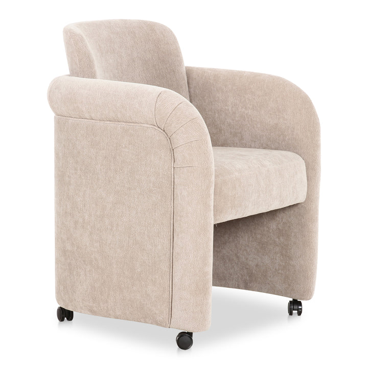 Elegant Swivel Dining Stool with Floating Seat Design