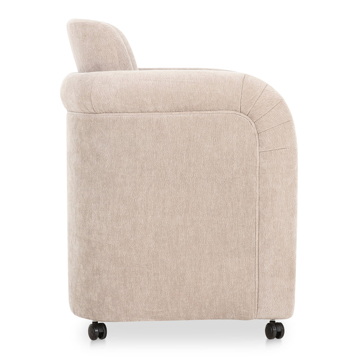 Elegant Swivel Dining Stool with Floating Seat Design