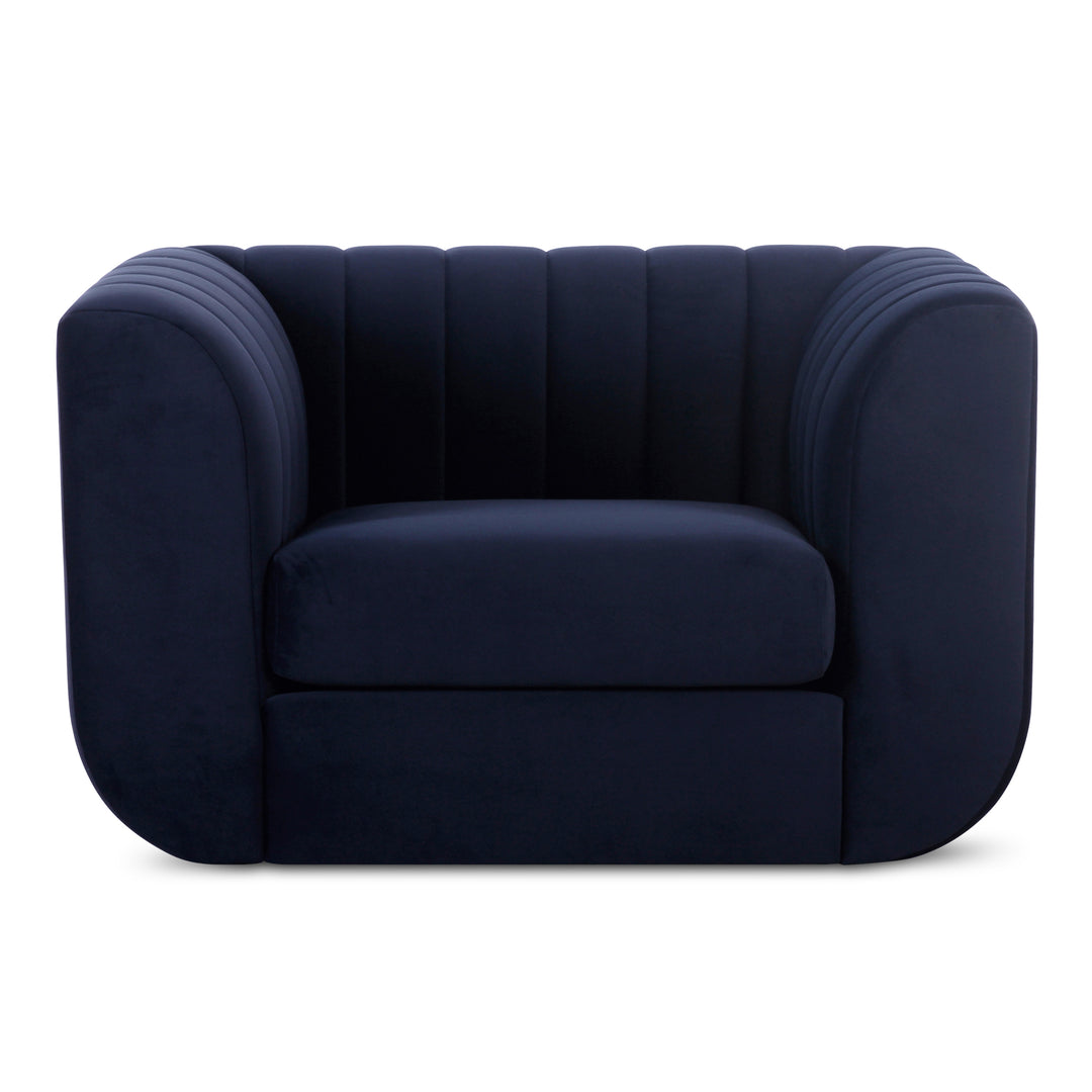 Luxe Curve Lounger: Modern Art Deco Inspired Seating