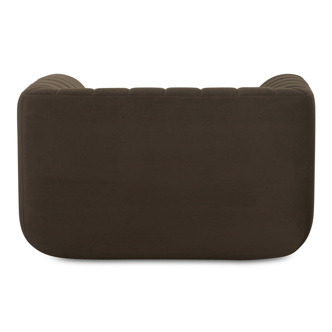 Luxe Curve Lounger: Modern Art Deco Inspired Seating