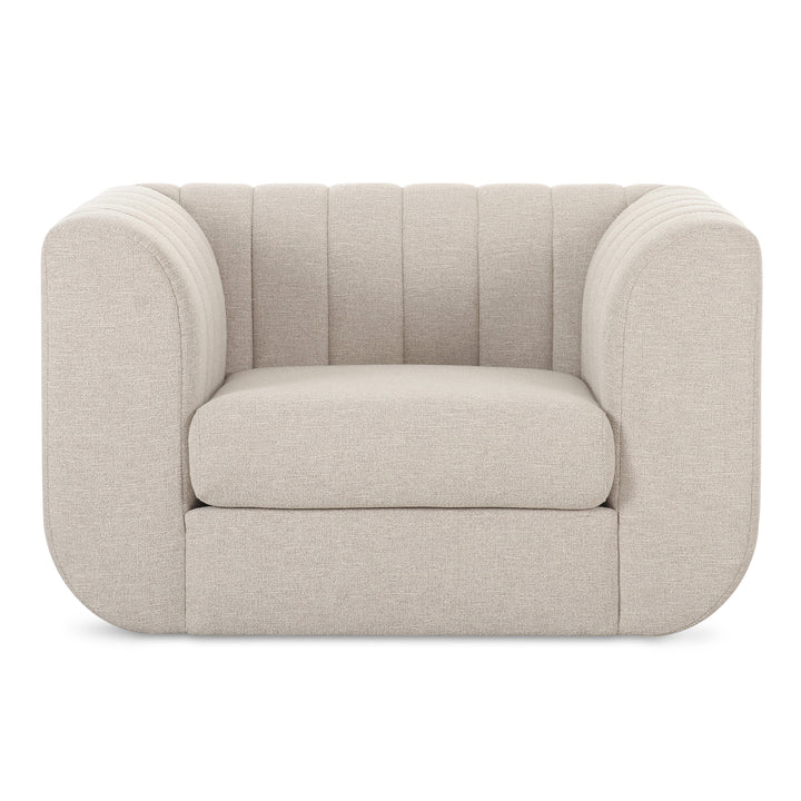 Luxe Curve Lounger: Modern Art Deco Inspired Seating