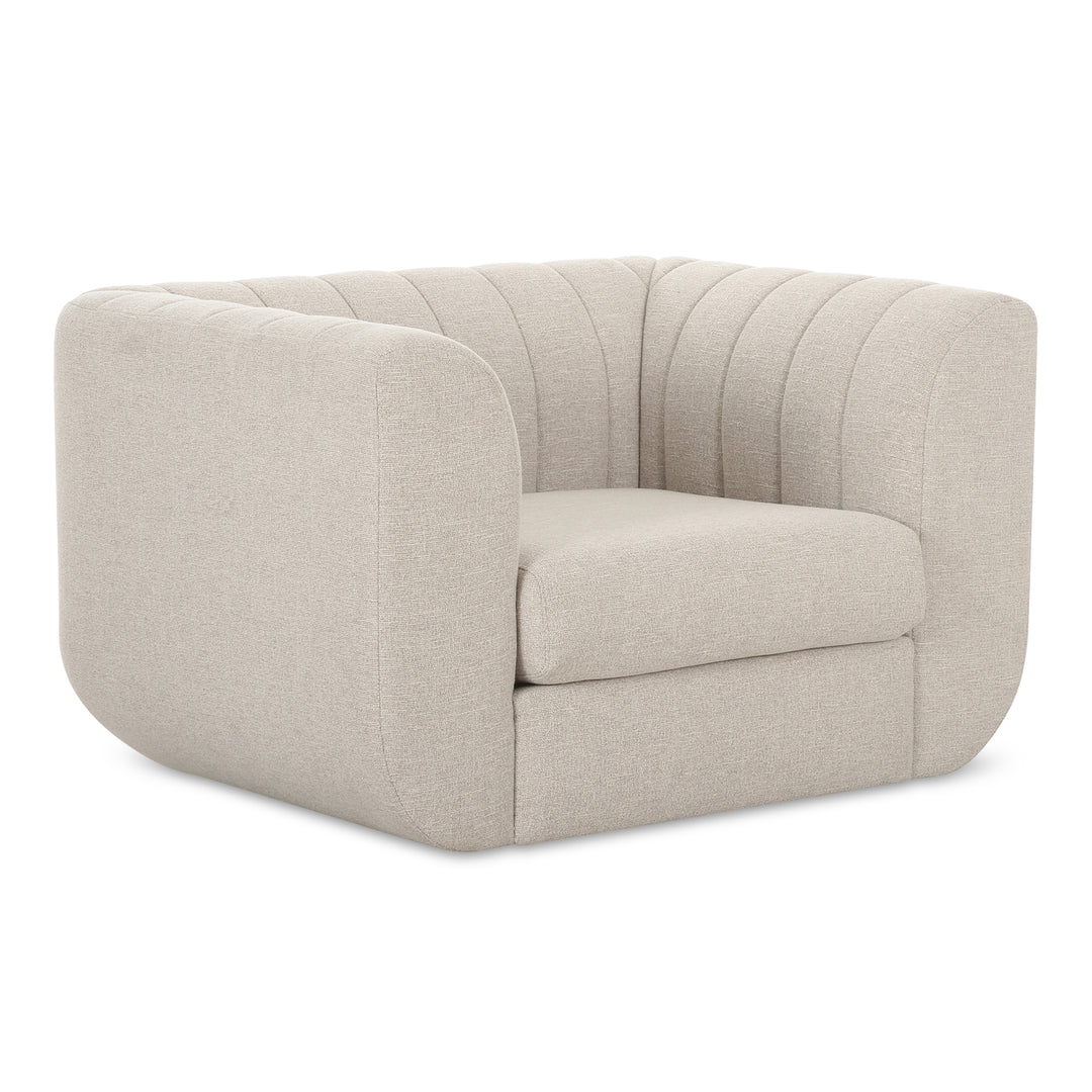 Luxe Curve Lounger: Modern Art Deco Inspired Seating