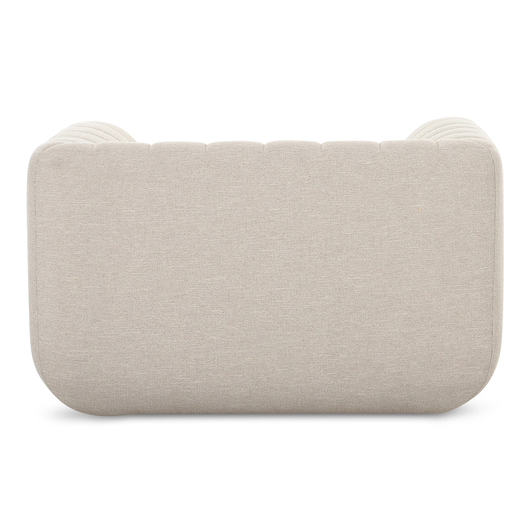 Luxe Curve Lounger: Modern Art Deco Inspired Seating