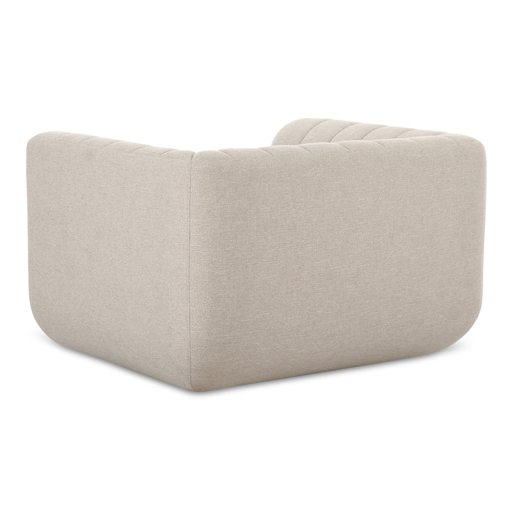 Luxe Curve Lounger: Modern Art Deco Inspired Seating