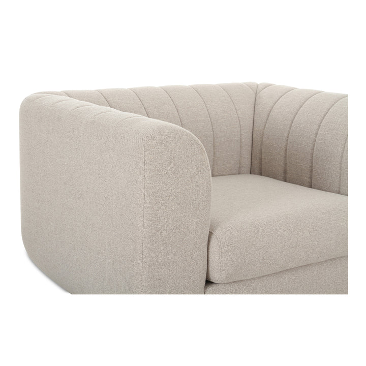 Luxe Curve Lounger: Modern Art Deco Inspired Seating