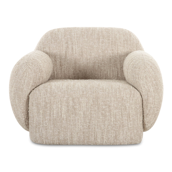 Modern Velvet Curve Lounge Chair