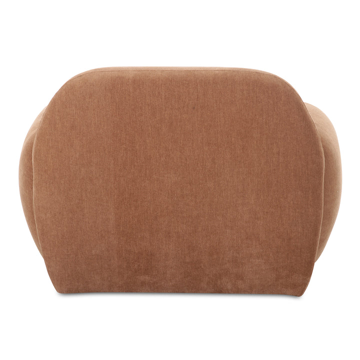 Modern Velvet Curve Lounge Chair
