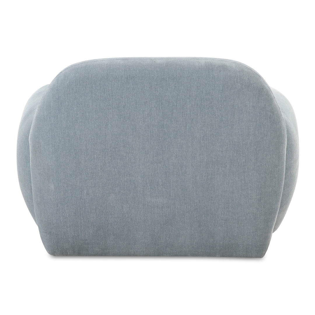 Modern Velvet Curve Lounge Chair