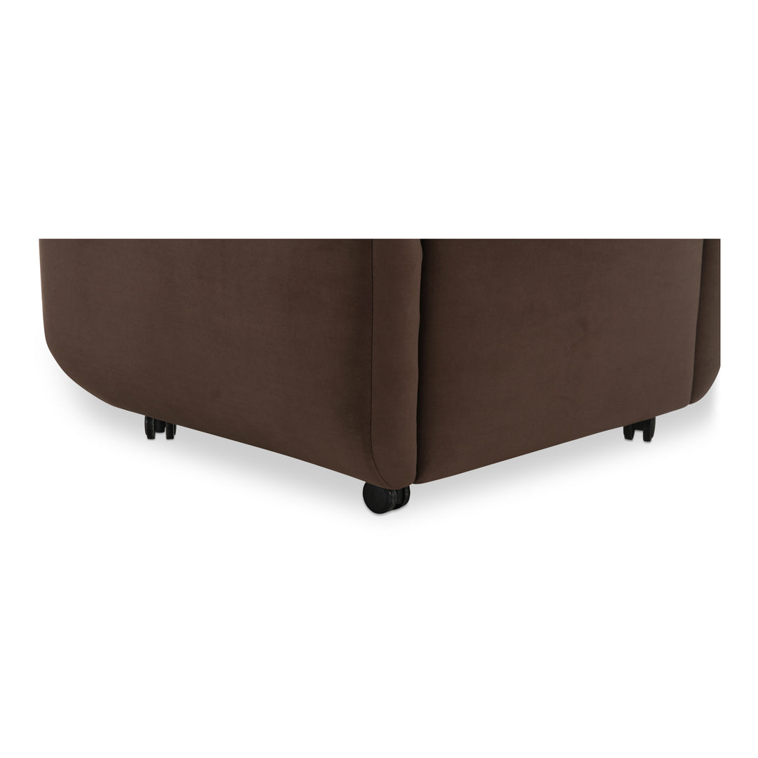 Elegant Velvet Swivel Diner Chair
