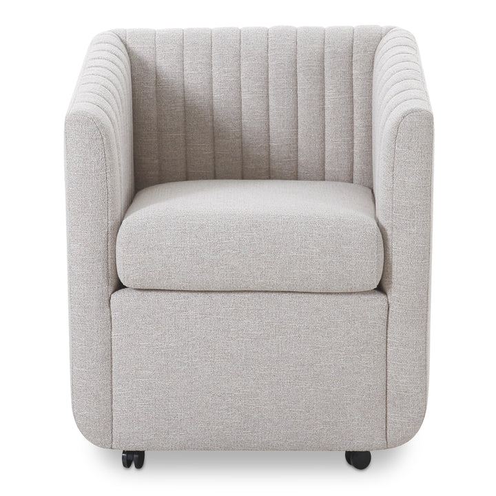 Elegant Velvet Swivel Diner Chair