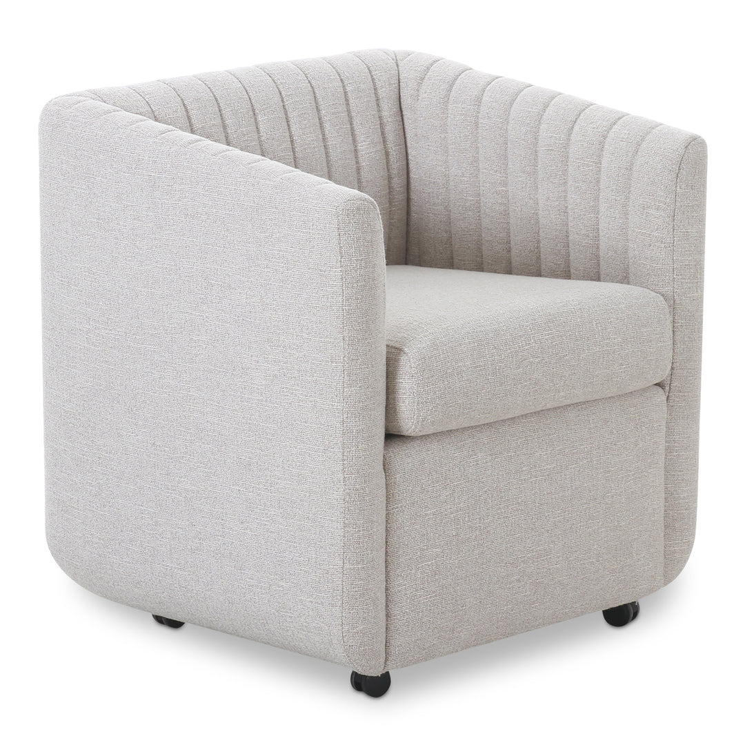 Elegant Velvet Swivel Diner Chair