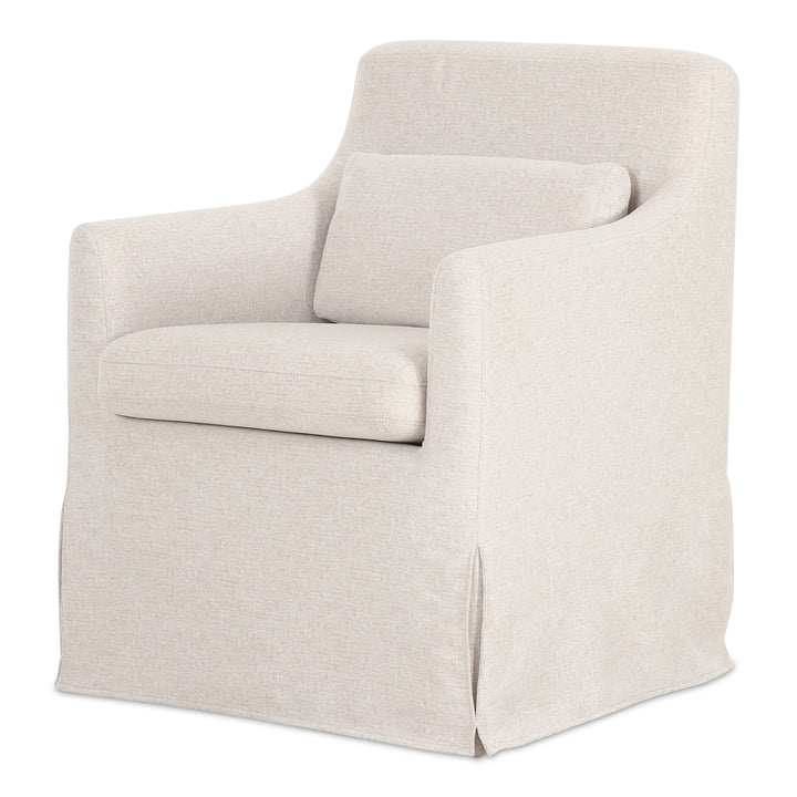 Elegant Curve Dining Chair with Removable Cover