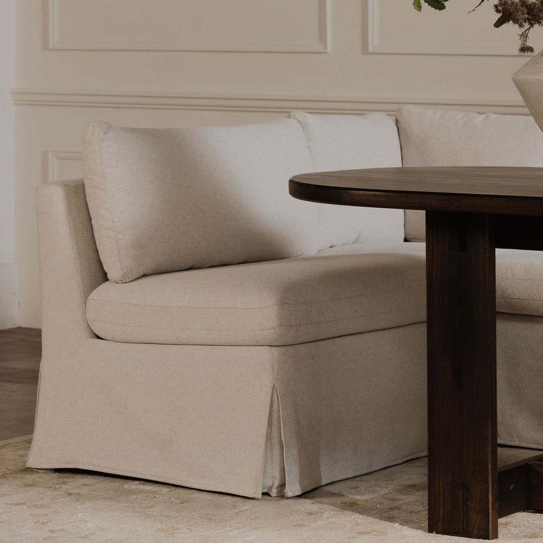 Modern Modular Pleated Dining Seating Solution