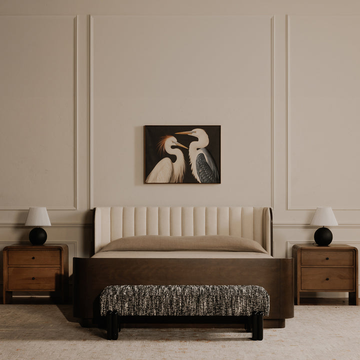 Modern Contrast Bench: A Fusion of Style & Comfort