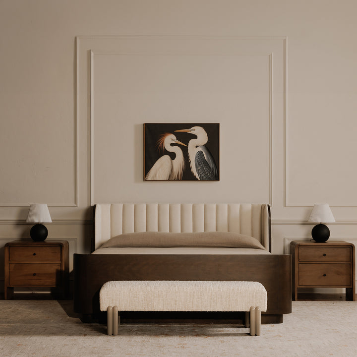 Modern Contrast Bench: A Fusion of Style & Comfort