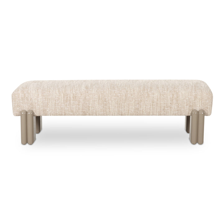 Modern Contrast Bench: A Fusion of Style & Comfort