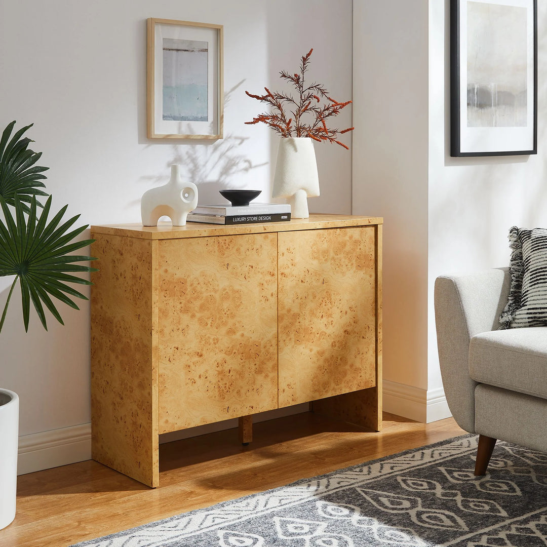 Huxley 40" Burl Wood Sideboard