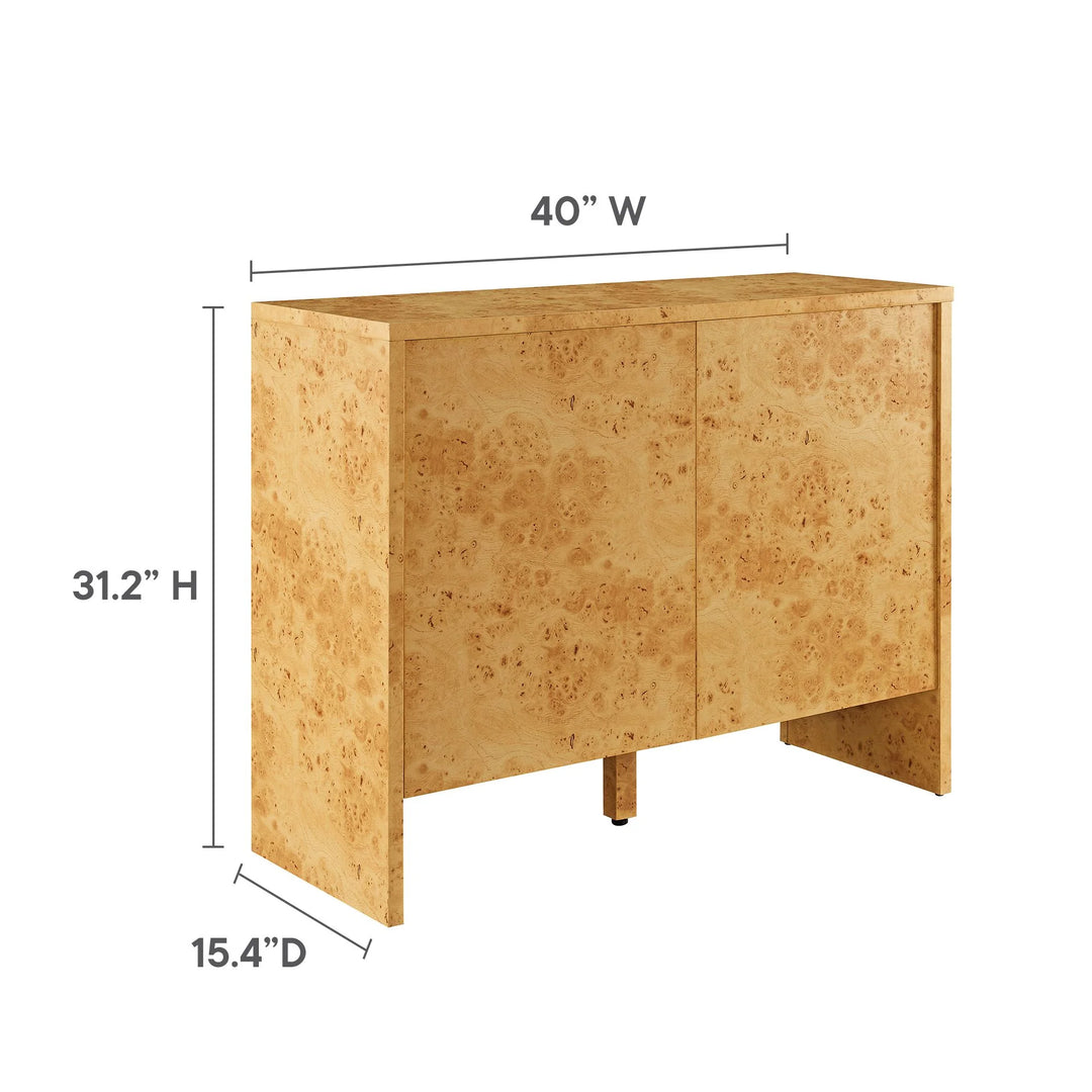 Huxley 40" Burl Wood Sideboard