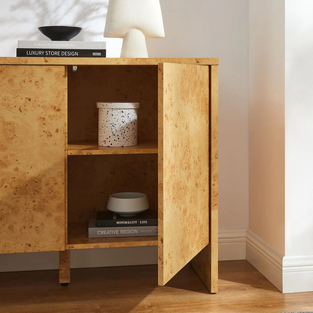 Huxley 40" Burl Wood Sideboard