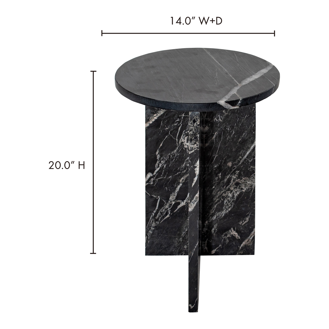 Zenstone Geometric Side Table