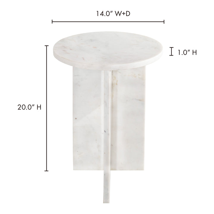 Zenstone Geometric Side Table