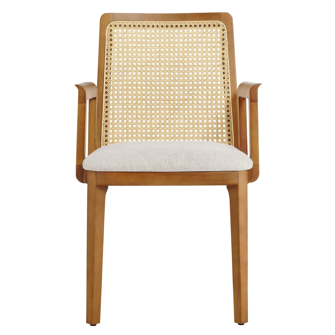 Cana Honey and Ivory Dining Armchair