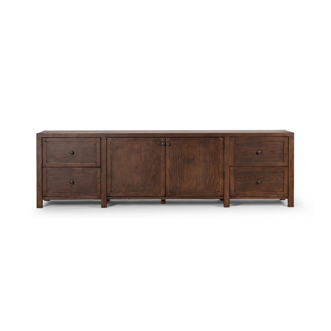 Agnes Dark Wood Media Console