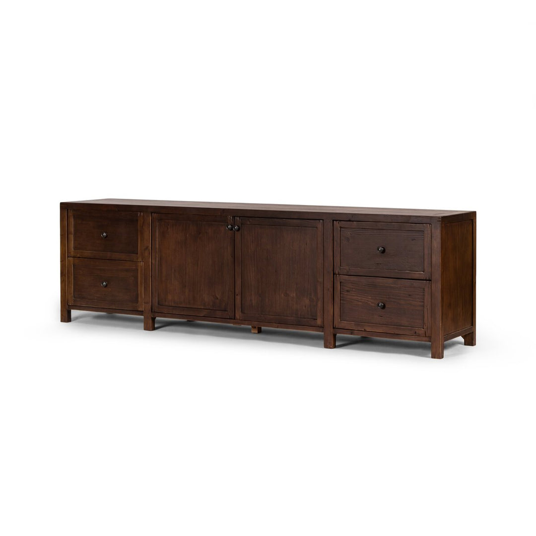 Agnes Dark Wood Media Console