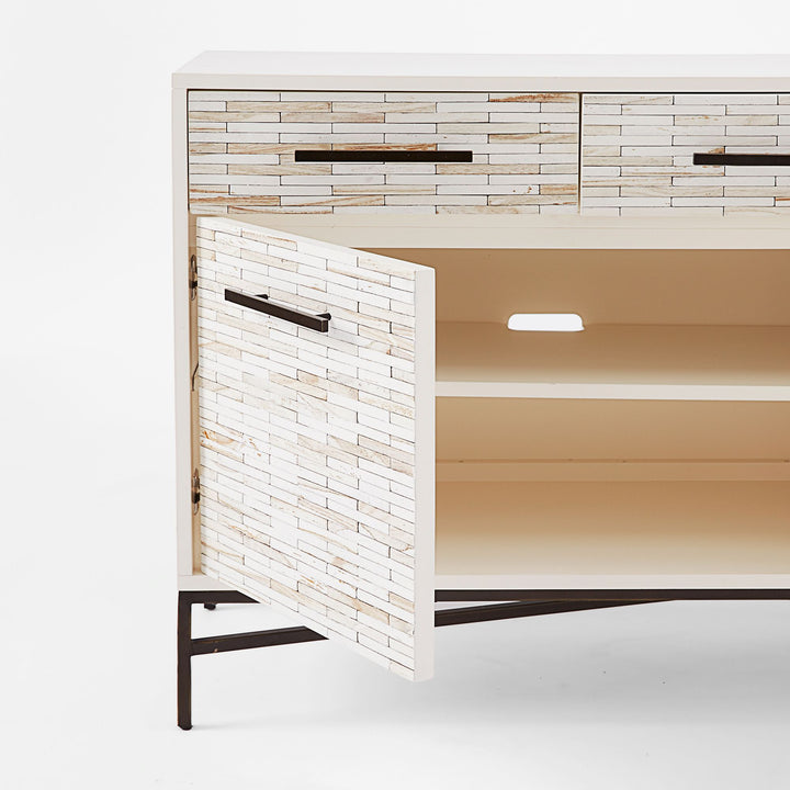 Wood Tiled Buffet
