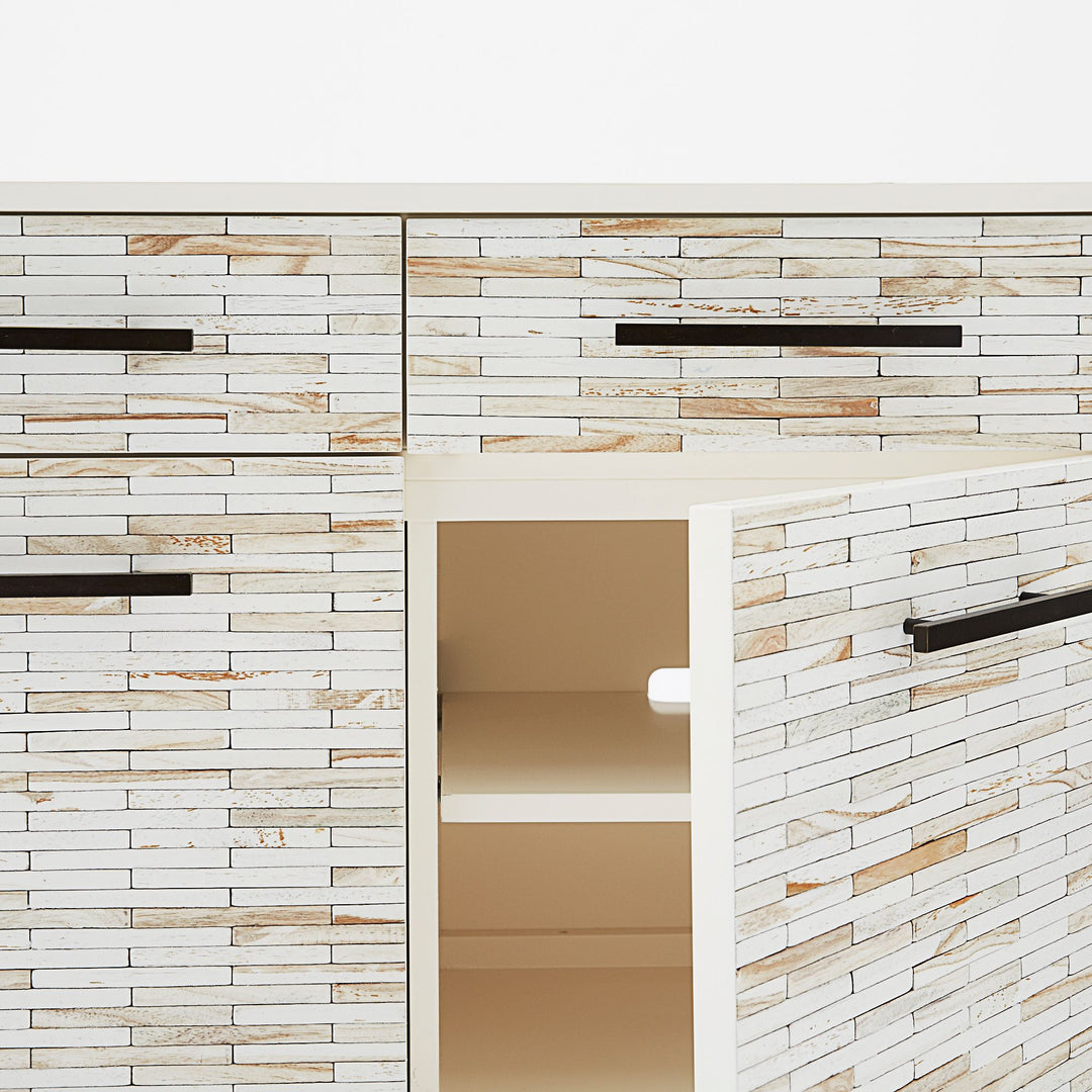 Wood Tiled Buffet